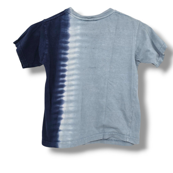 Kid U Not Vintage Youth‎ Tie Dye Wolf Graphic Black Lake T-Shirt Blue Size Small - Picture 2 of 6